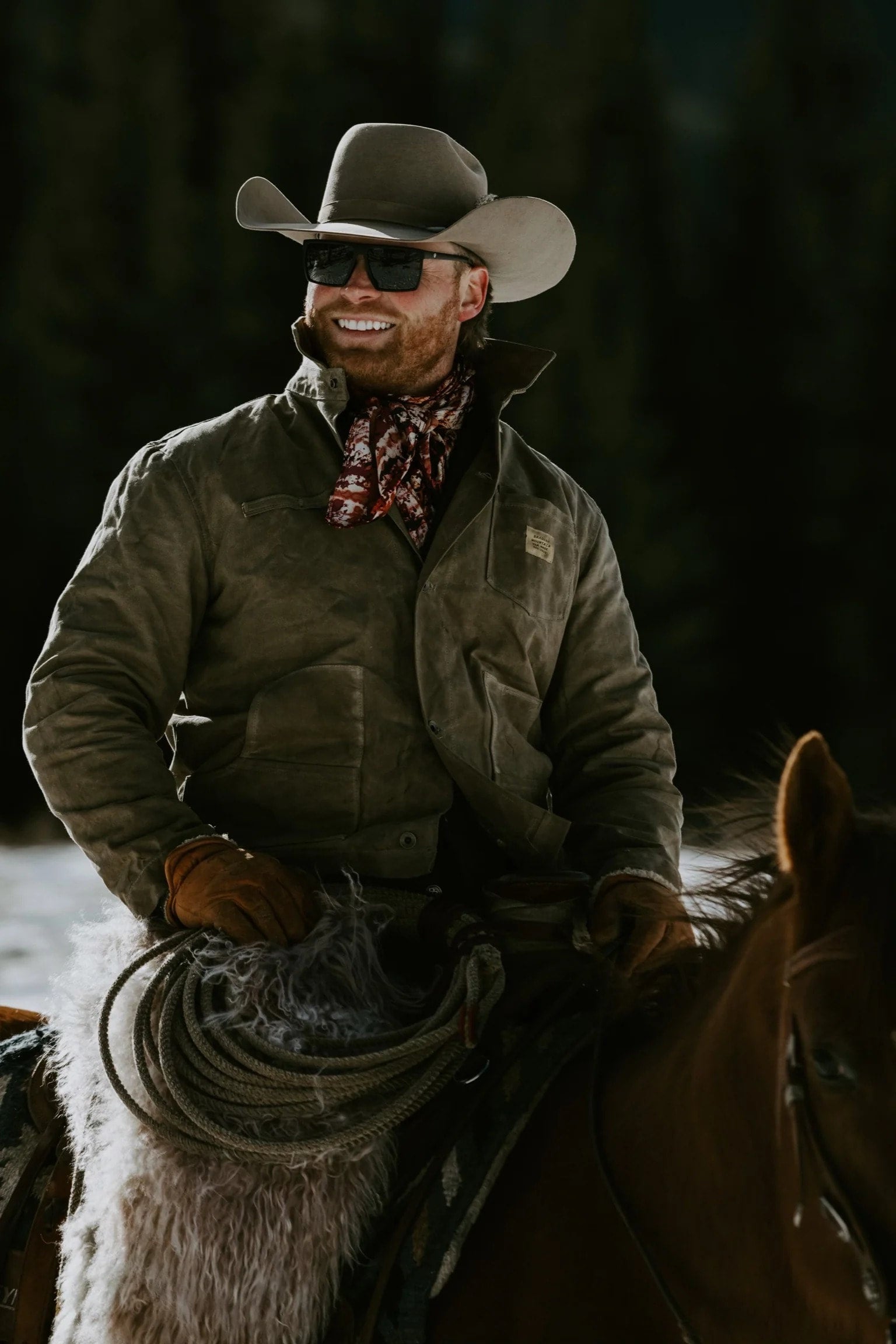 Rhino Sunglasses in Black by American Bonfire