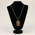 Praying Cowboy Dog Tag Necklace