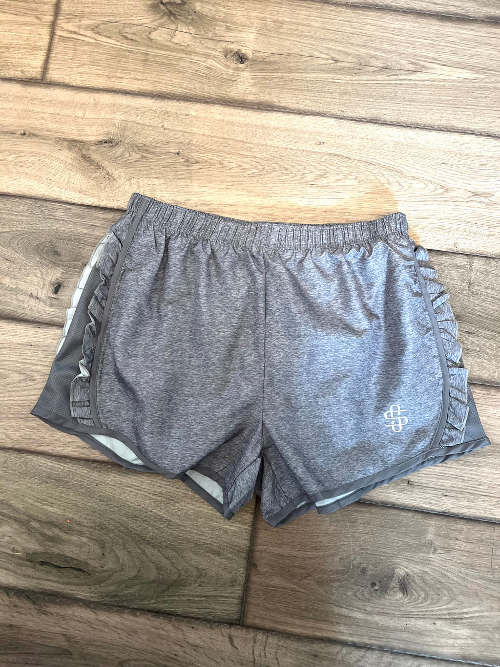 The Pretty But Tuff Ruffled Athletic Shorts
