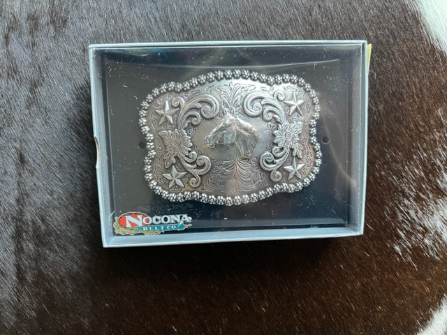 The Ideal Lonestar Quarter Horse Belt Buckle
