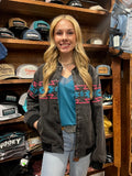 Neon Light Aztec Bomber Jacket by Rock & Roll