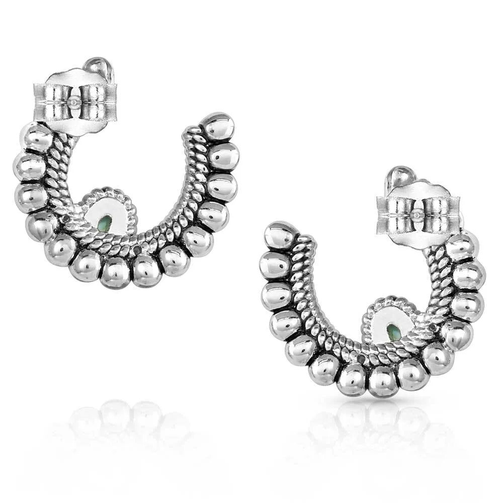 Lucky Roads Turquoise Earrings by Montana Silversmiths