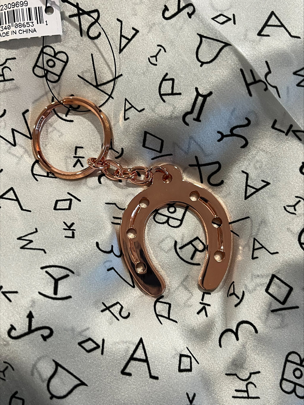Horse Shoe Keychain (Rose Gold, Gold, and Sliver)