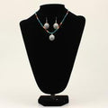 The Arizona Skyline Beaded Necklace and Earring Set By Sliver Strike