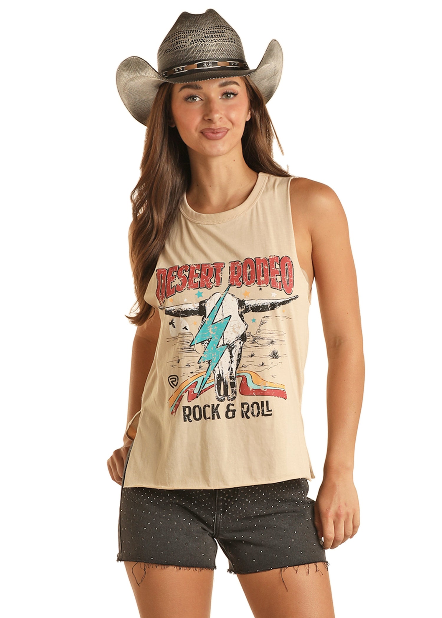 The Desert Rodeo Tank by Rock & Roll Cowgirl