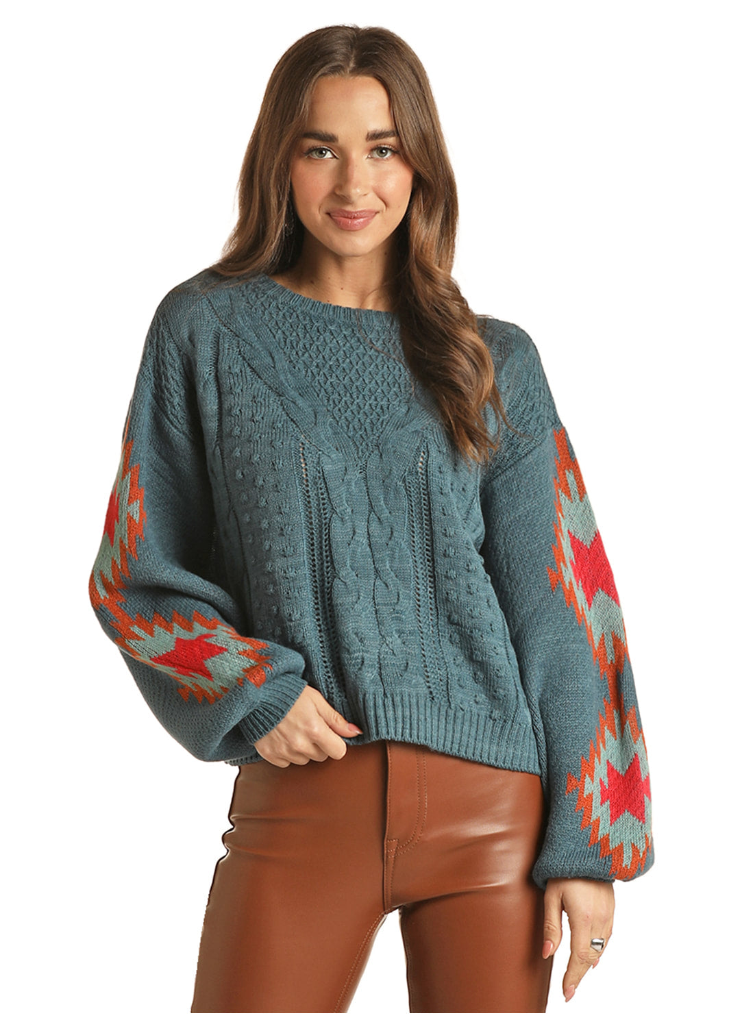 The Sierra Nevada Sweater in Jade