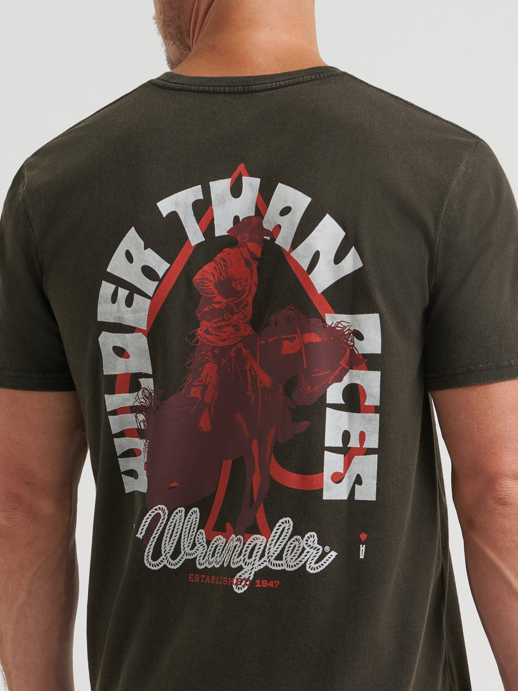 The Wilder Than Aces T-shirt by Wrangler