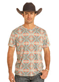 Fire & Rum on Ice Aztec Tee by Rock & Roll Denim