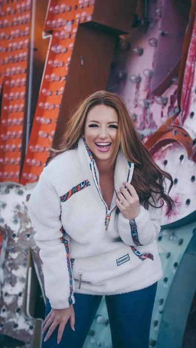 The Kansas Sherpa Pullover by Hooey - Cremello