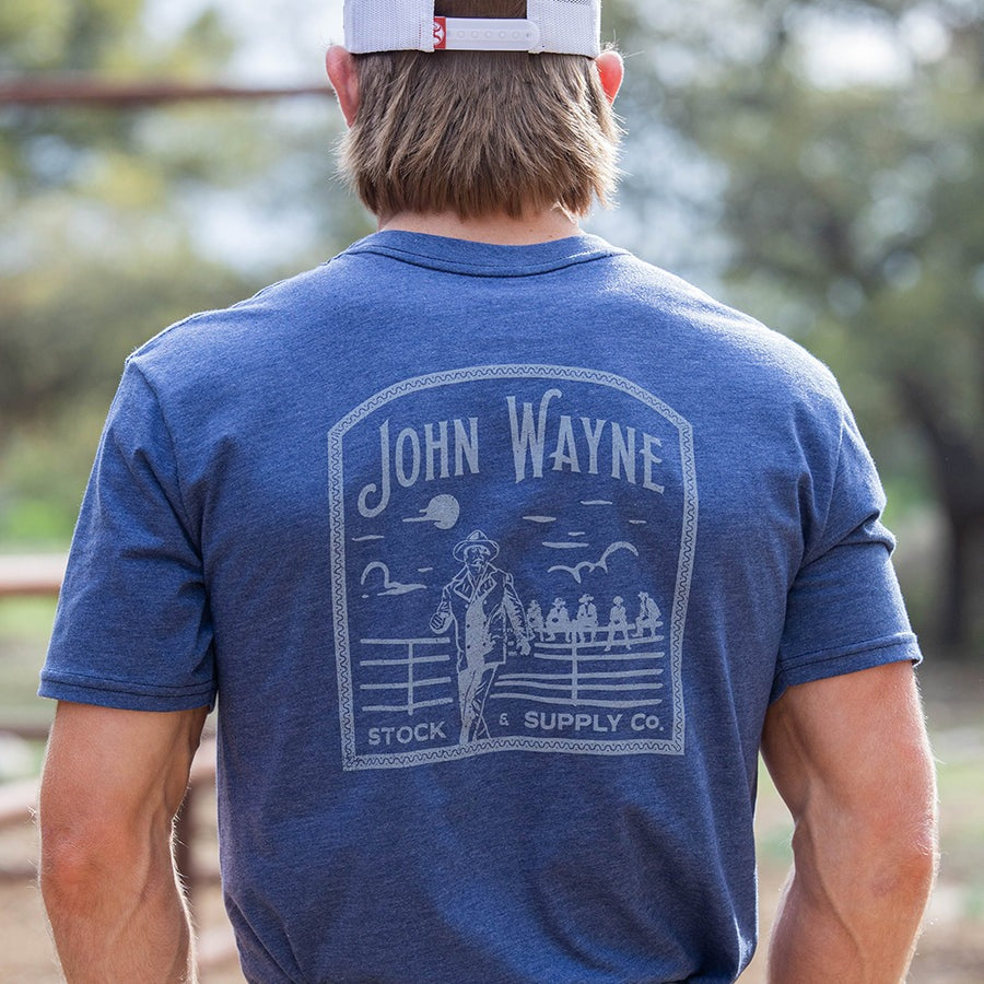 The John Wayner Tee by Hooey in Blue