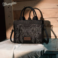 Boot Stitch Babe Crossbody Tote by Wrangler in Black