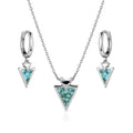 The Pointed Path Turquoise Jewelry Set by Montana Silversmiths