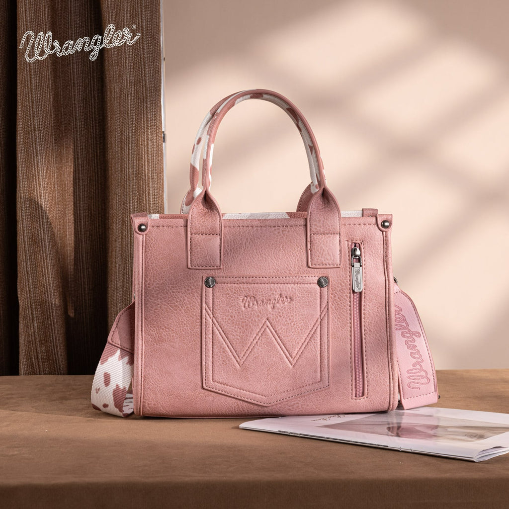 The Dairy Delight Wrangler Mini Tote Purse in Strawberry