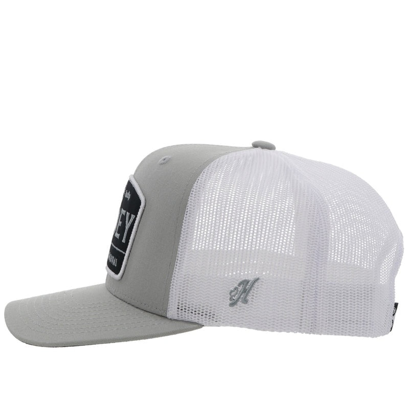 Stand Strong Hat by Hooey in Grey/White