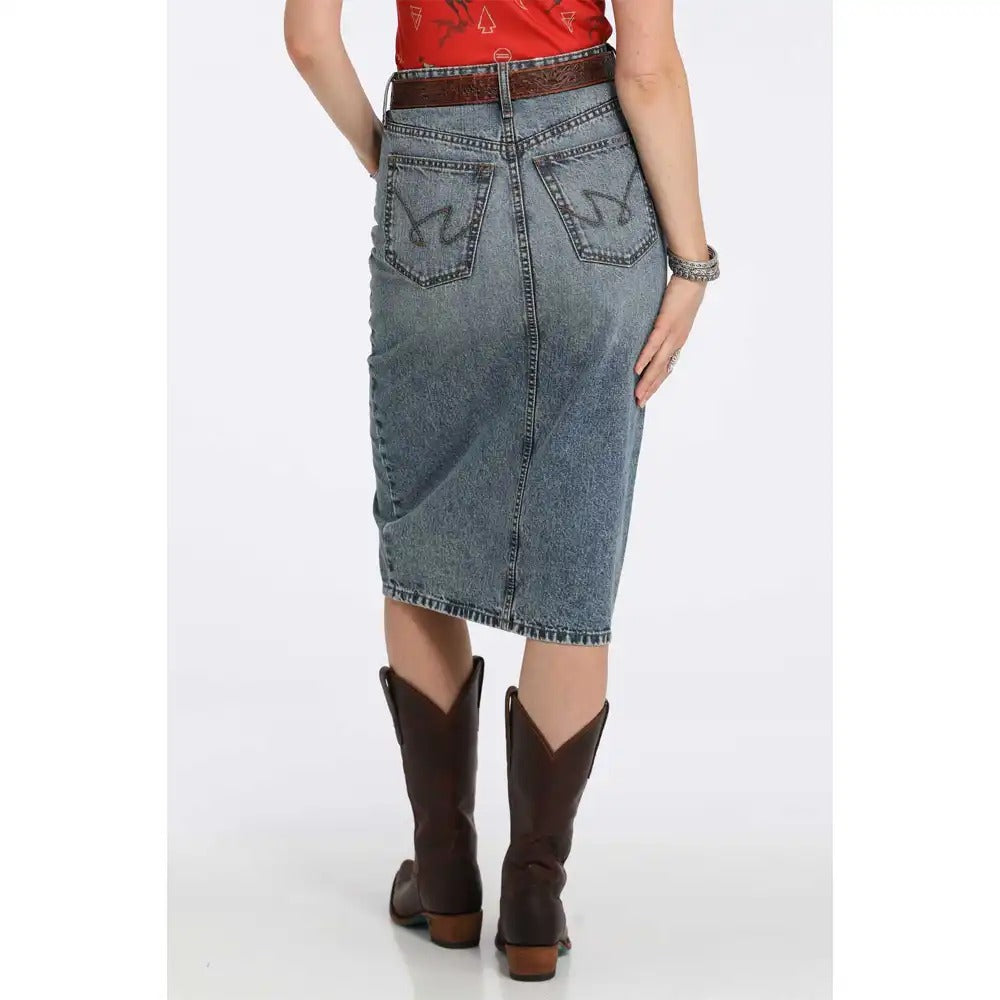 The Macie Jane Jean Skirt by Cruel Denim
