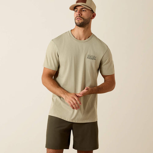 Ariat Men's Porcupine Posse T-Shirt in Avocado