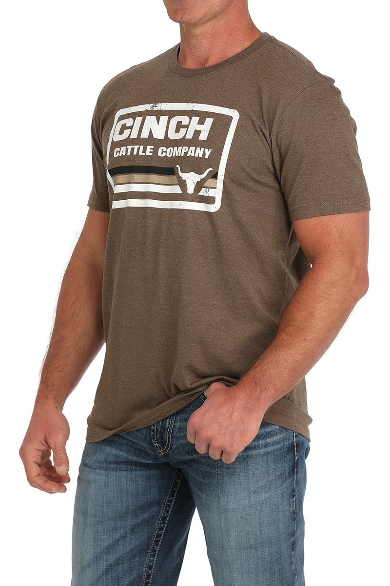 The Cattle Co. Tee by Cinch-Brn