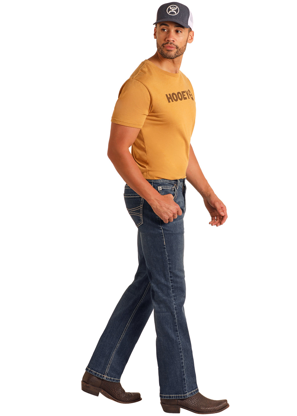 The Reno Revolver Slim Straight fit Jeans by Hooey x Rock & Roll Denim