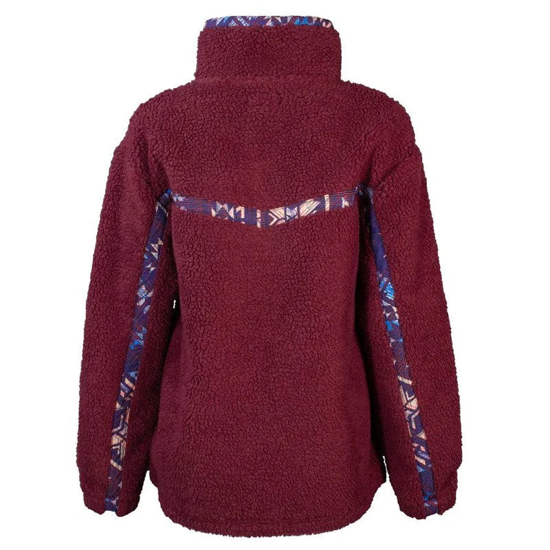 The Kansas Sherpa Pullover by Hooey - Purple