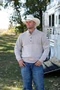 The Houston Men's Quarter Button Sweater by Cinch