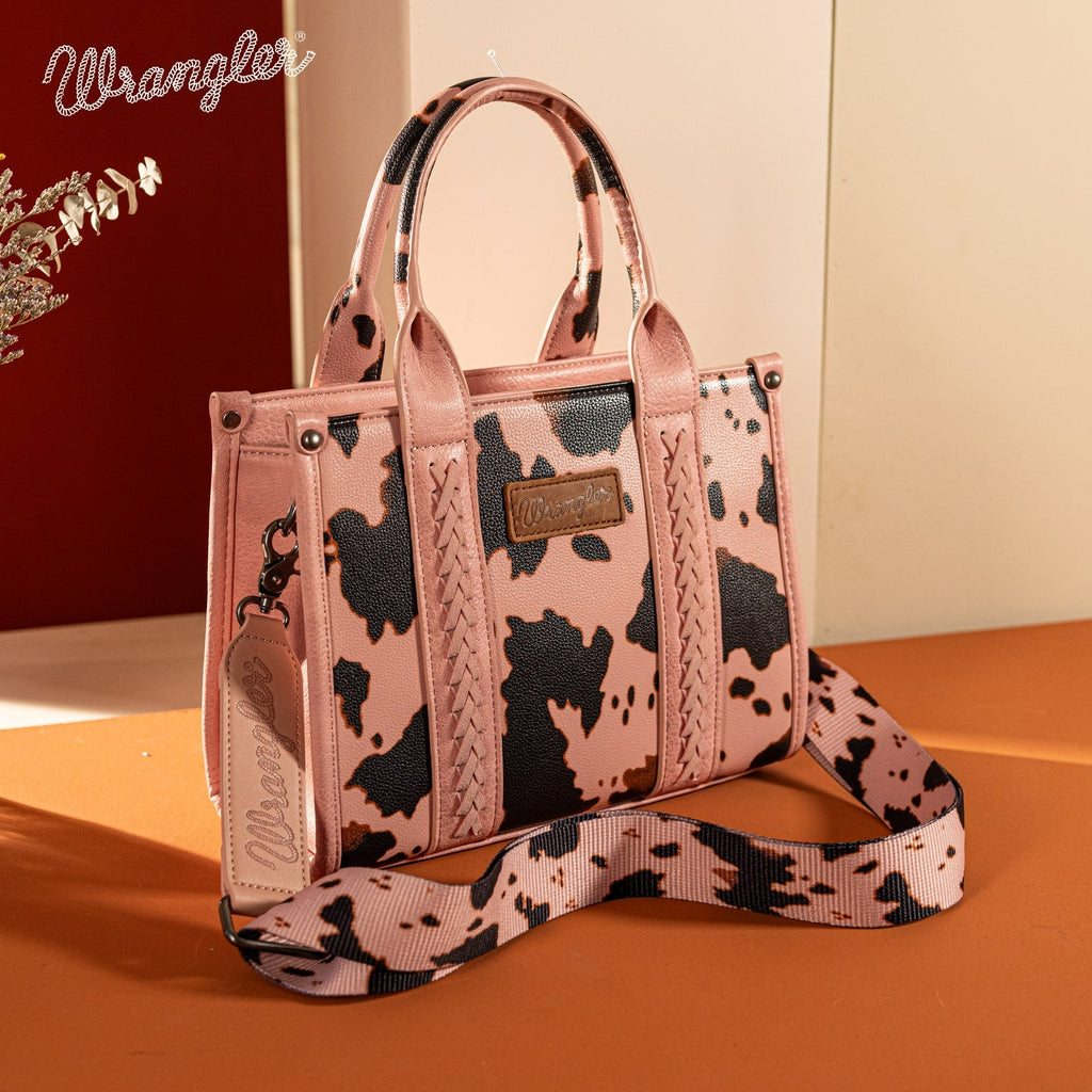 The Dairy Delight Wrangler Mini Tote Purse in Pink