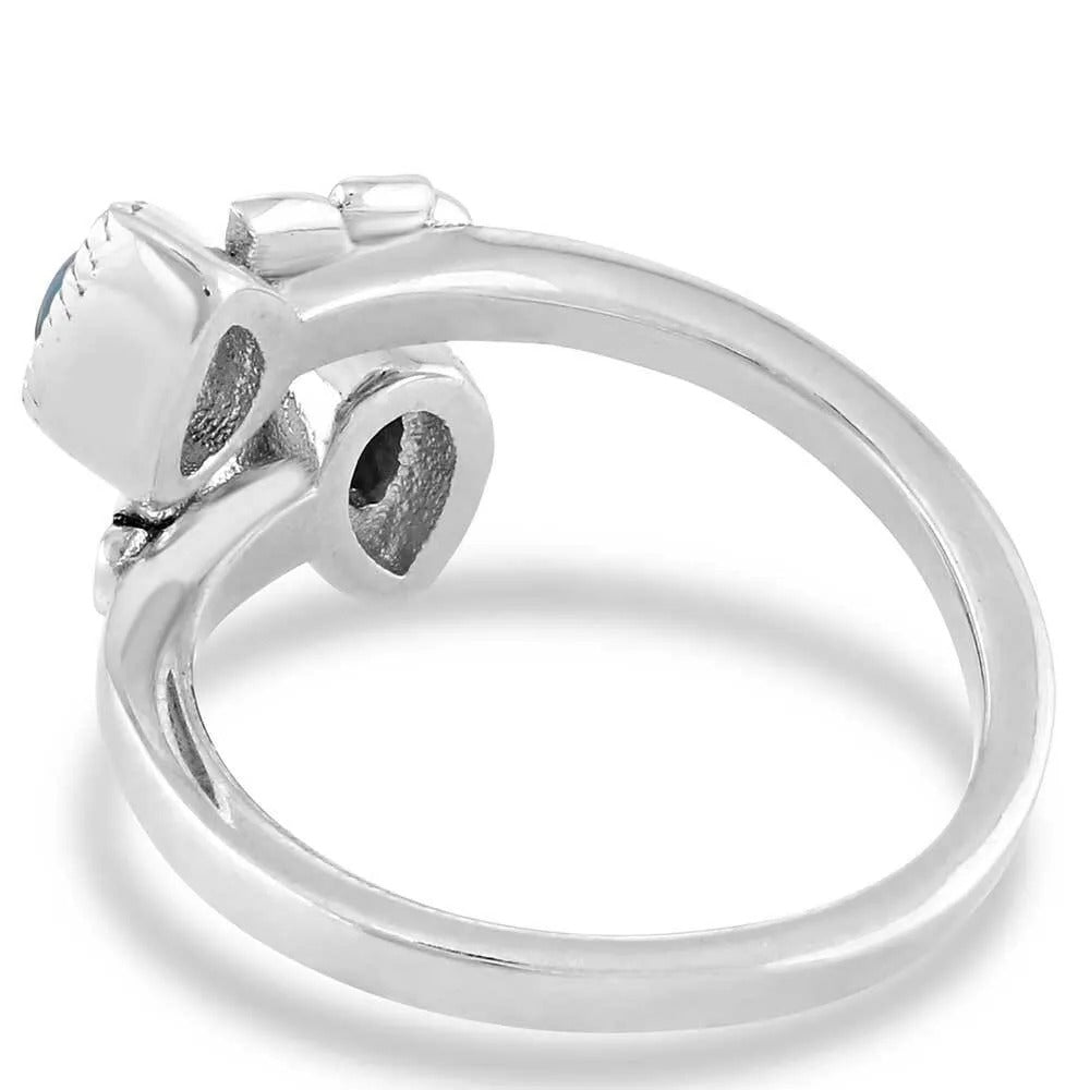Floral Ancestors Turquoise Wrap Ring by Montana Silversmiths