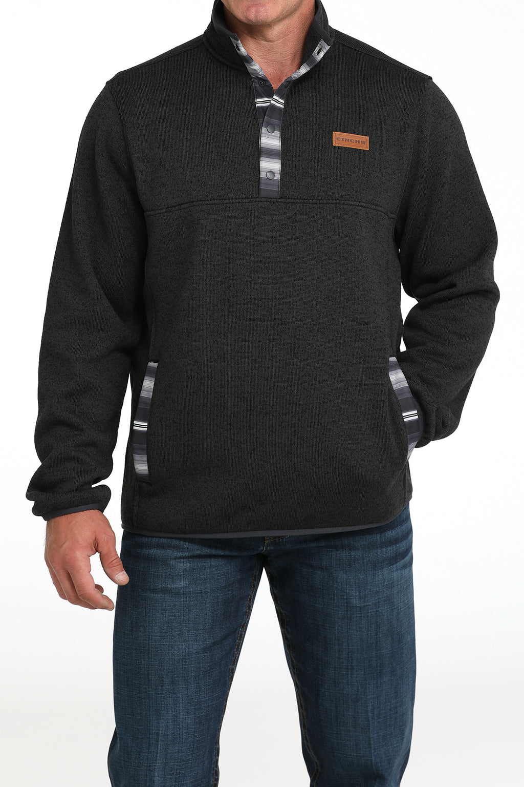 The Black Canyon City Thick Fleece Snap Up Men's by Cinch