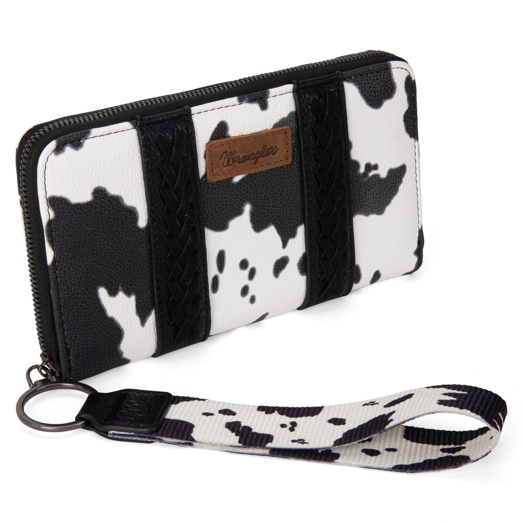 The Dairy Delight Wallet by Wrangler - Black/White