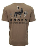 The Coyote Men's Tee by Hooey - Shitake Brown