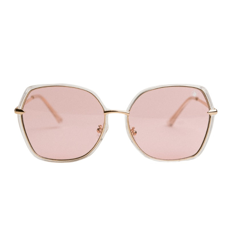 Vibes Sunglasses in Pink by American Bonfire