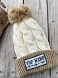 Top hand Toque (cream/tan)
