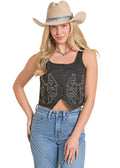 The Boot Stitch Babe Faux Suede Hot Top