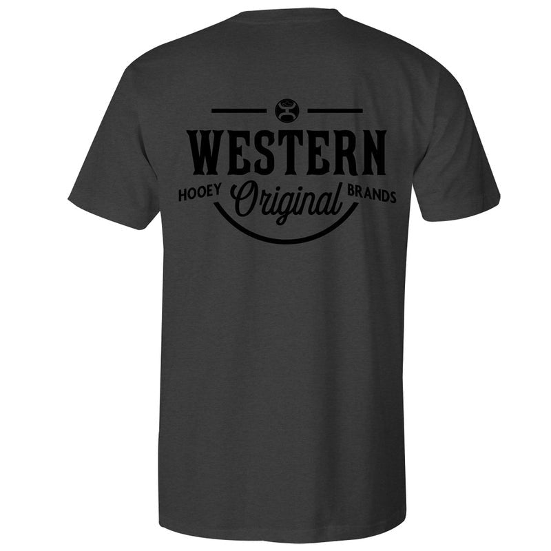 The Western Original Tee by Hooey - Charcoal Heather
