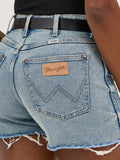 The Classic Cowboy Cut High Rise Jean Shorts by Wrangler