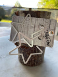 Silver Super Star Earring