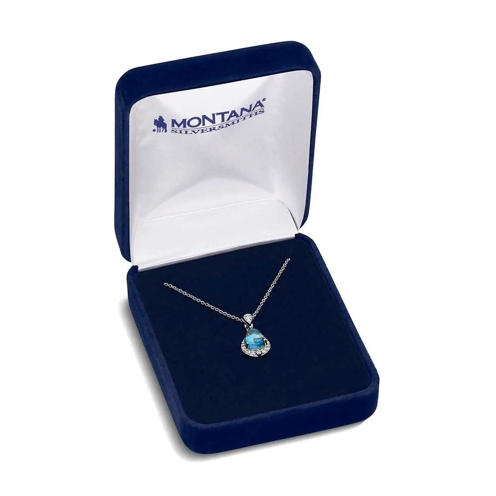The Blue Rivers Necklace by Montana Silversmiths