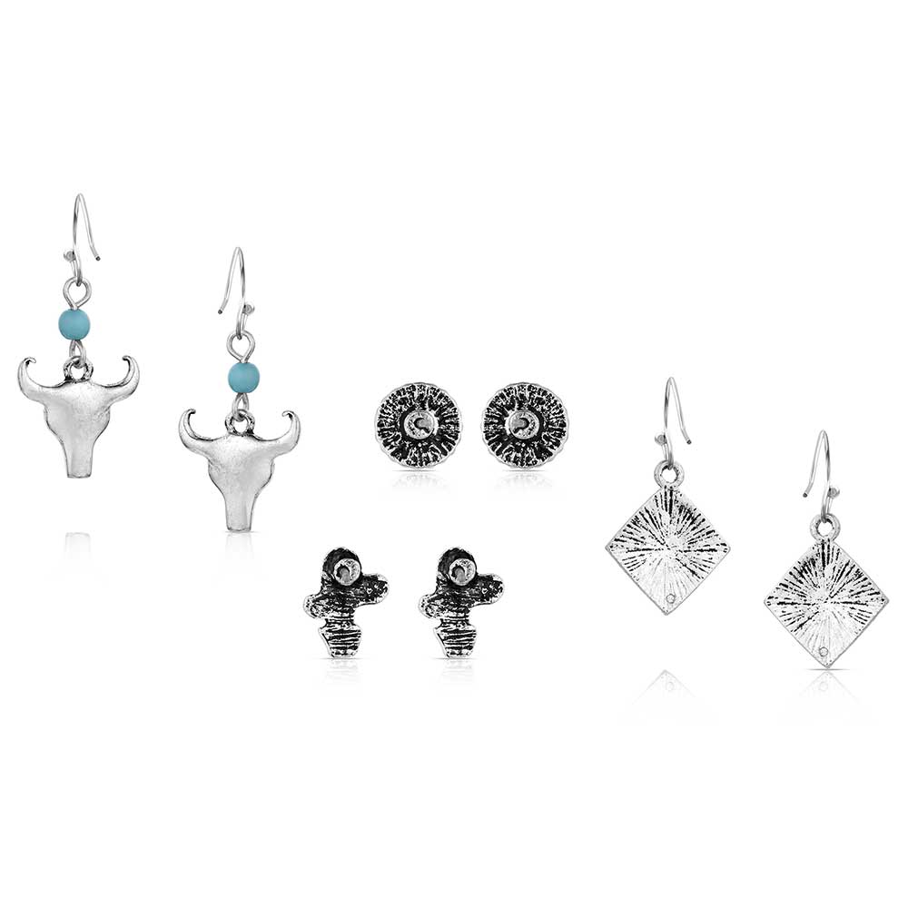 On The Plains 4 pack Earring Set by Montana Attitude