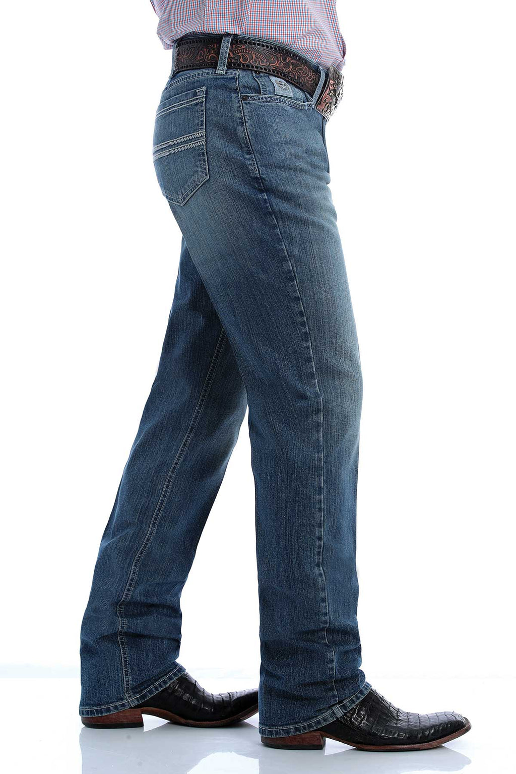 Ranch Men's Day Out Silver Label Jeans by Cinch in Medium Stone