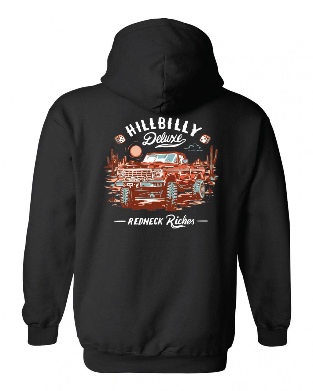 The Original Hillbilly Deluxe Hoodie in Black