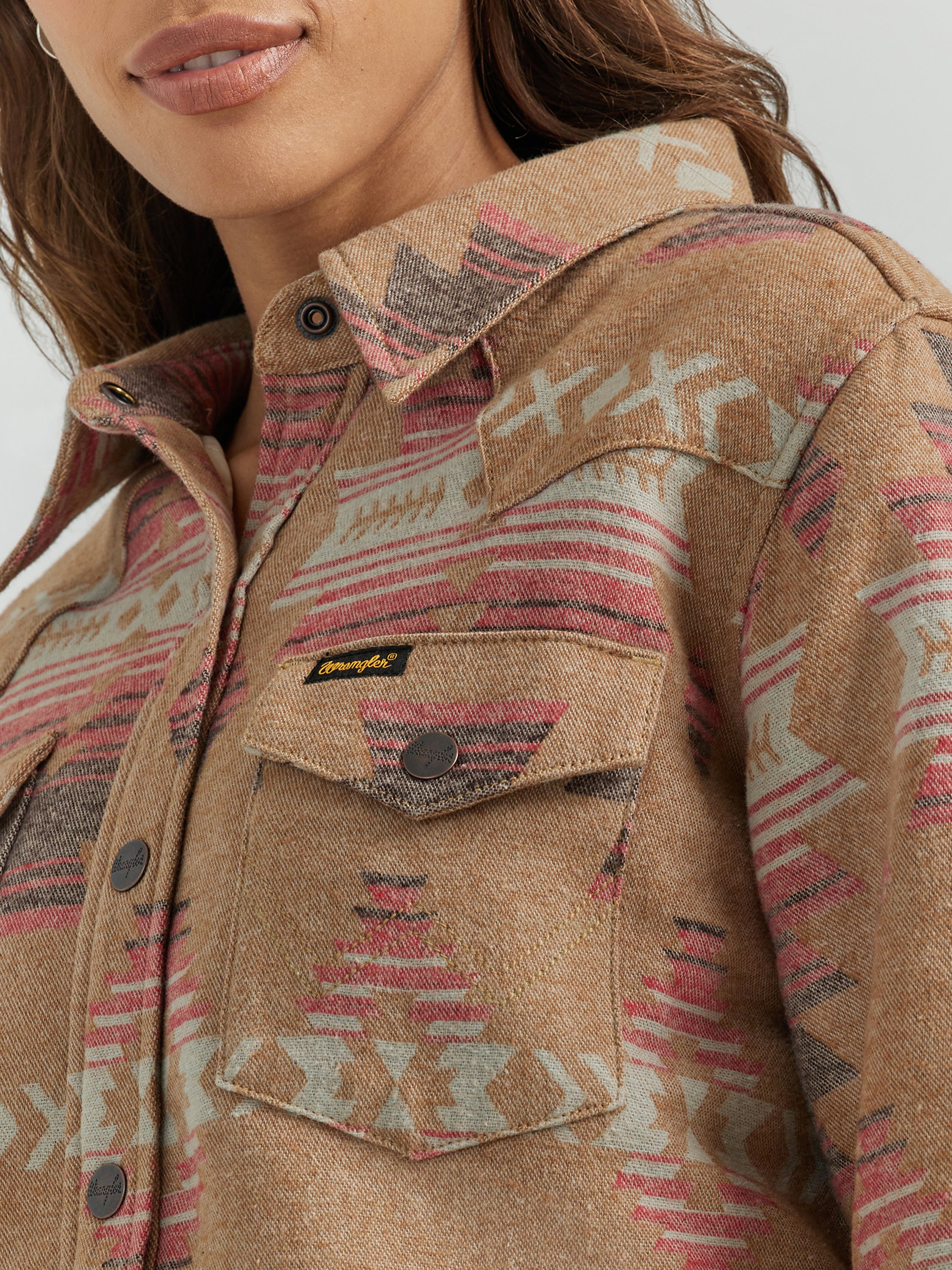 The Desert Rose Shacket by Wrangler