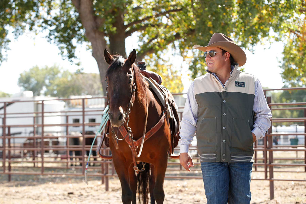The River's Bend Men's Reversible Vest by Cinch