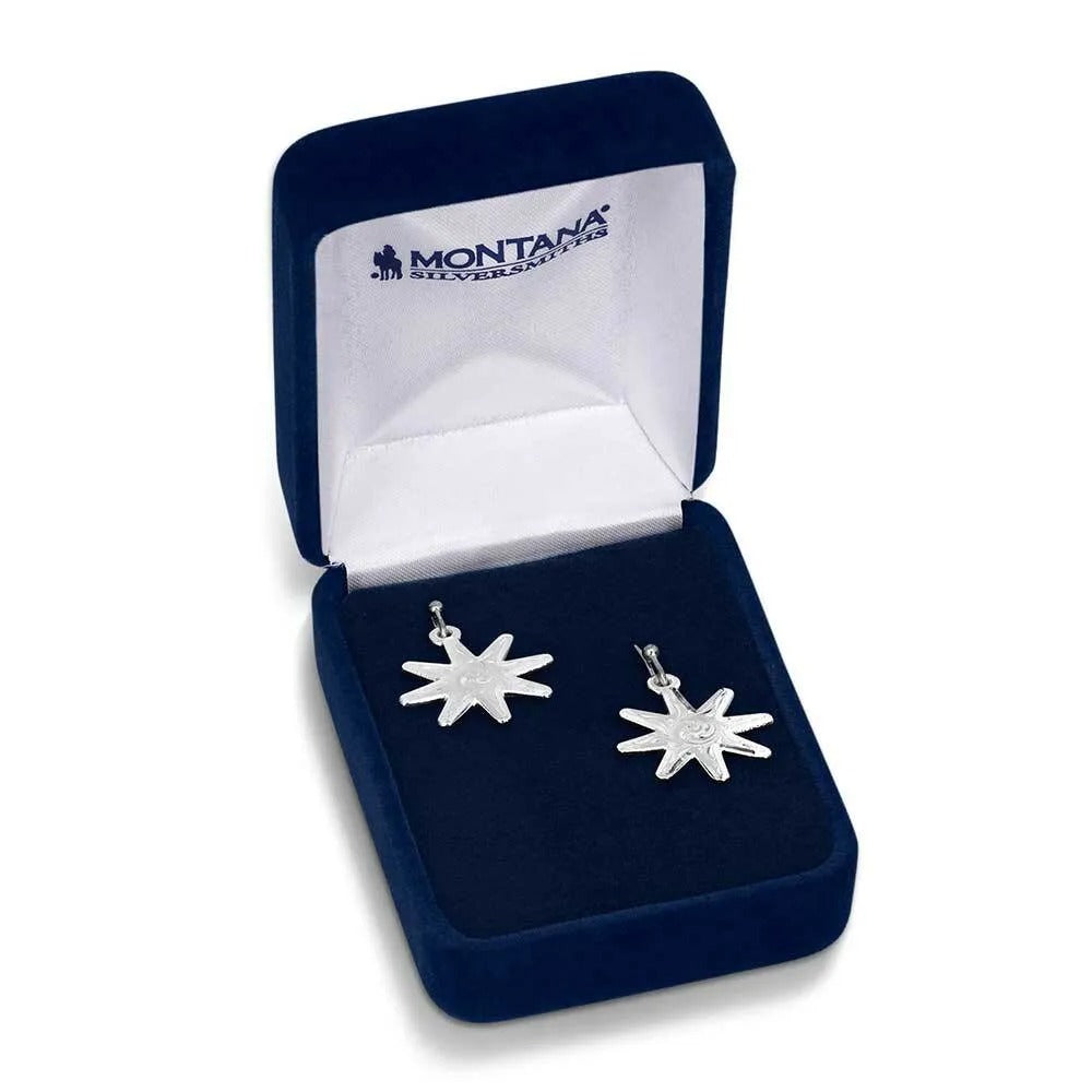 The Chiseled Spur Earrings by Montana Silversmiths