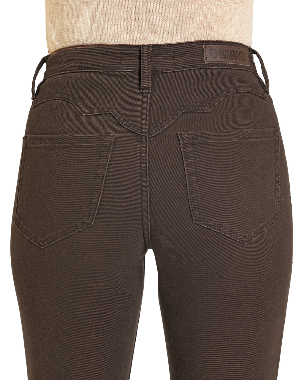 The West Desperado Jeans in Chocolate by Rock & Roll Denim