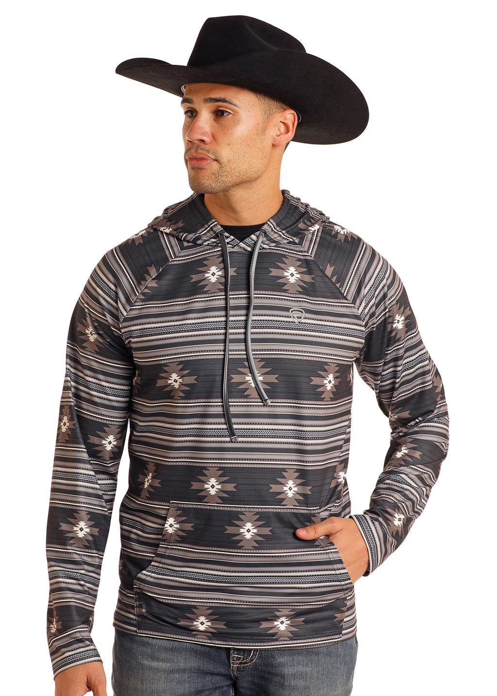 Aztec Performance Hoodie By Rock & Roll Denim
