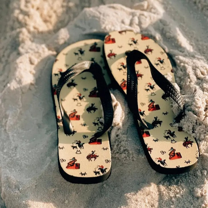 Ranch Rodeo Flip Flops