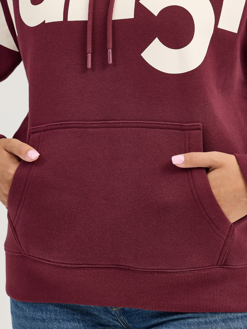 The Represent Hoodie by Wrangler Retro - Maroon