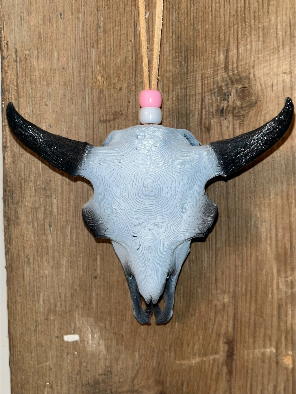 Steer Skull Car Dangle - Assorted Colours