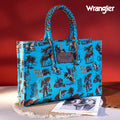The Coconut Cowboy Wrangler Tote Purse in Turquoise