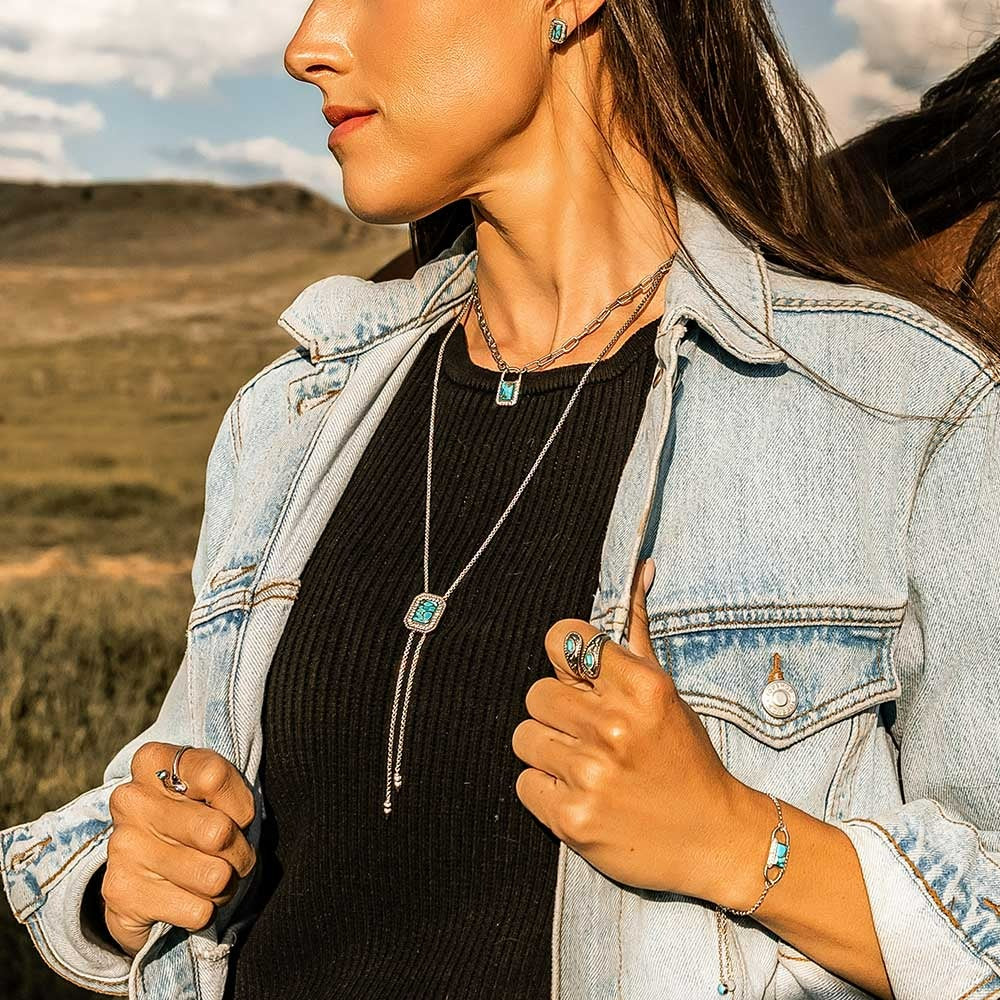 Turquoise Glam Jewelry Set by Montana Silversmiths