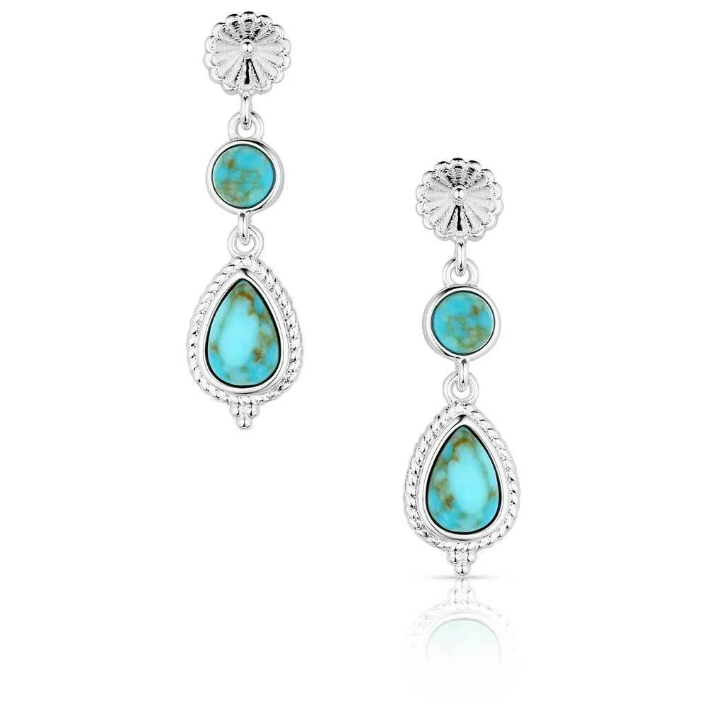 The Desert Bloom Earrings by Montana Silversmiths